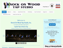 Tablet Screenshot of knockonwood.org