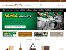 Tablet Screenshot of knockonwood.co.uk